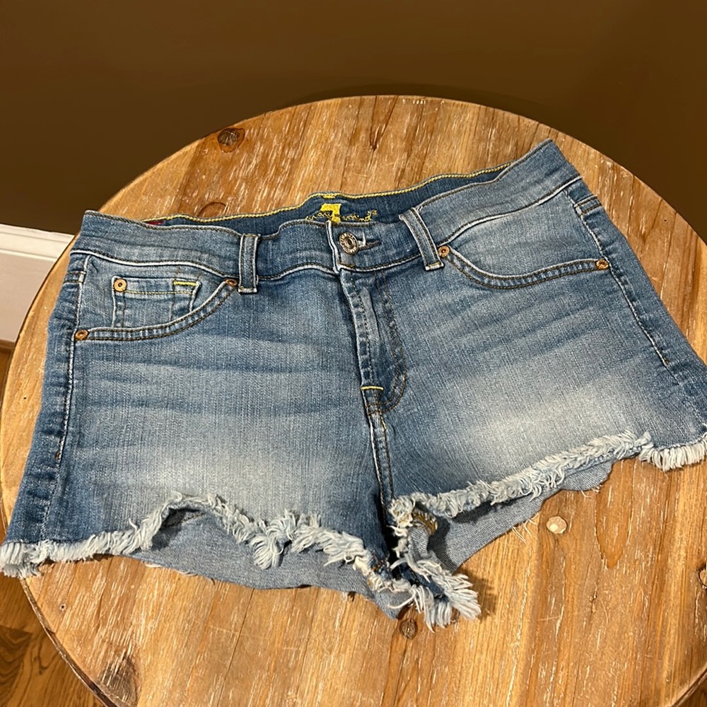 7 for All Mankind Jean Shorts.  Cutoff. Size 26